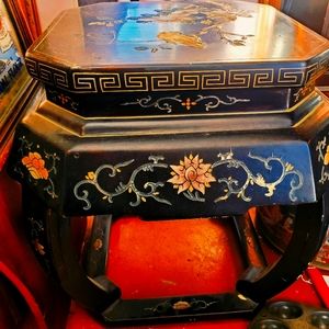 Chinese chinoiserie stool